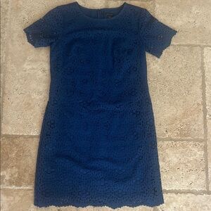 Ann Taylor Blue Lace Dress